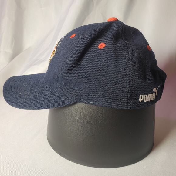 Super Bowl XXXV Hat 2001 Tampa NFL Mirage Puma Navy Adjustable Cap Vintage - Picture 3 of 11